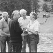 1989 - Umberto Vivarelli con il fratello Alfredo, Michele Do e Gino Piccio